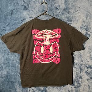 NERF NEVER MIND Black Pink‎ Printed Design Casual T-Shirt Men’s Size XXL